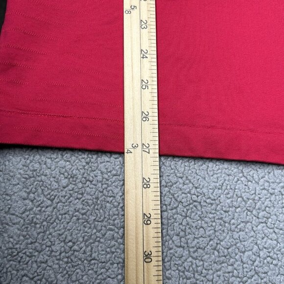 Nike Tiger Woods Polo Shirt Mens Large Red Dri Fit Embroidered Bird Golf Stretch - Picture 11 of 14